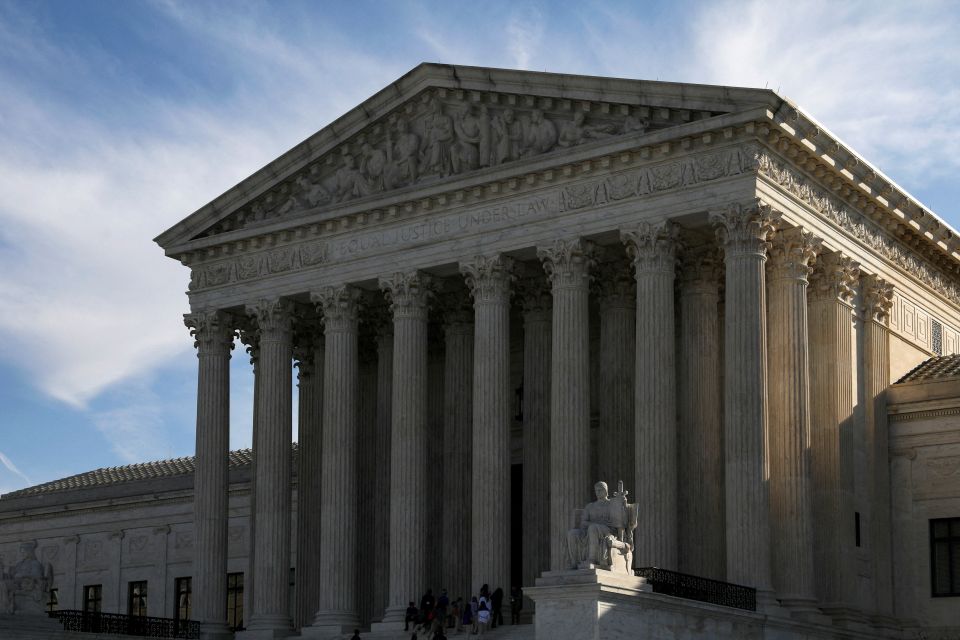 The Supreme Court is seen in Washington March 15, 2022. (CNS photo/Emily Elconin, Reuters)