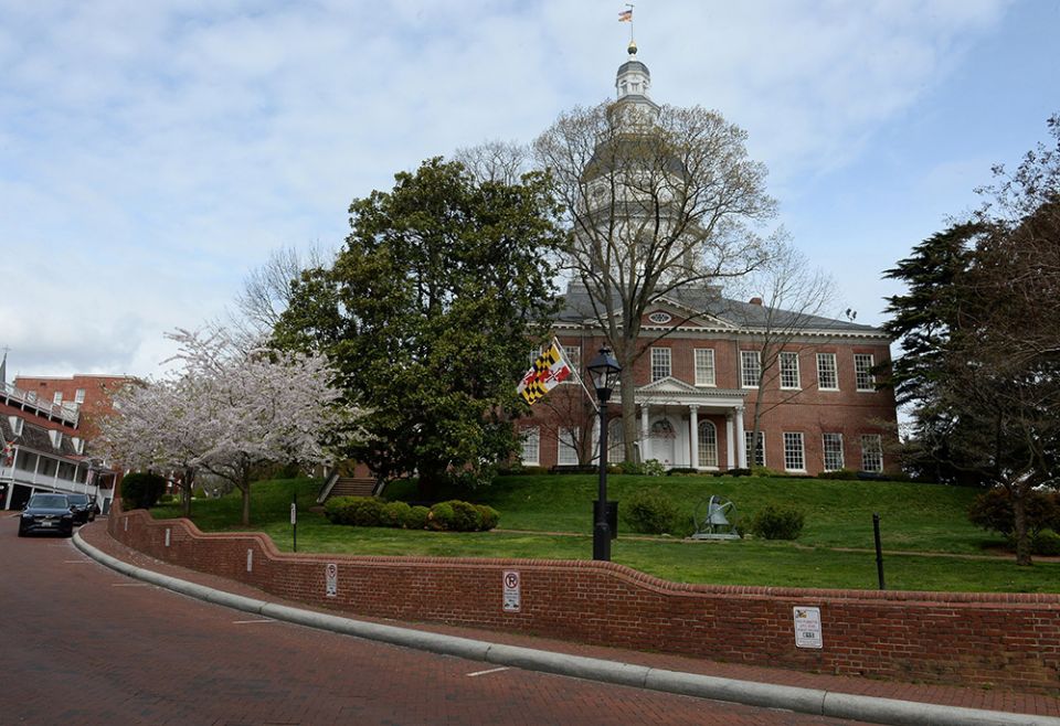 The Maryland State House is seen March 31, 2020, in Annapolis. (CNS/Reuters/Mary F. Calvert)