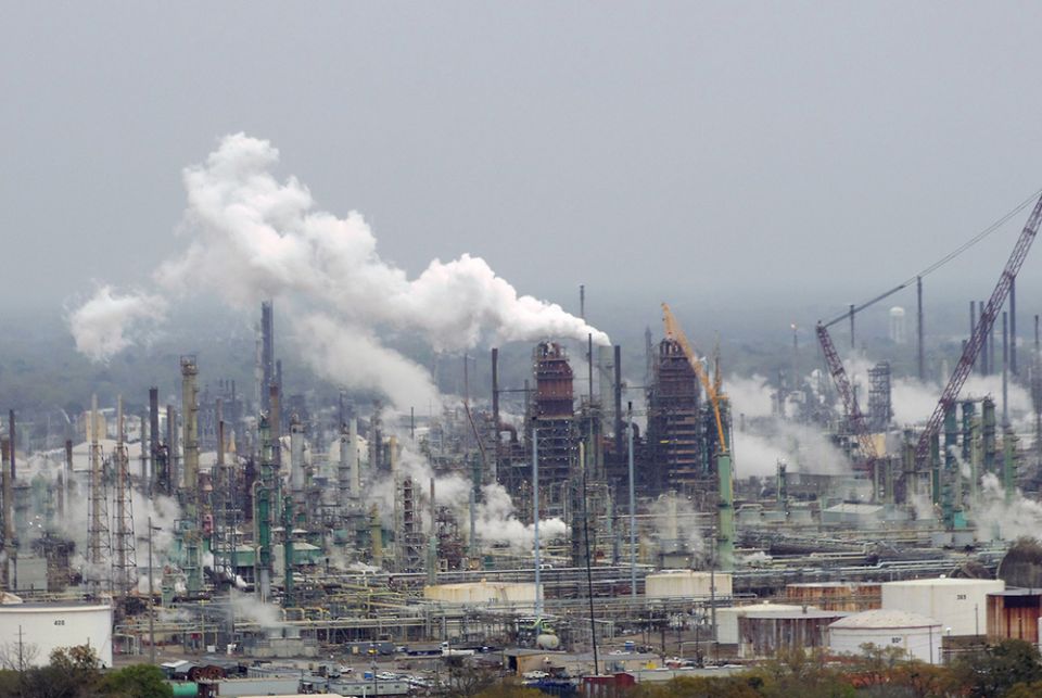 The ExxonMobil Refinery in Baton Rouge, Louisiana, is seen from the top of the Louisiana State Capitol, in a 2017 photo. (Wikimedia Commons/WClarke, CC by SA 4.0) The ExxonMobil Refinery in Baton Rouge, Louisiana, is seen from the top of the Louisiana State Capitol, in a 2017 photo. (Wikimedia Commons/WClarke, CC by SA 4.0)