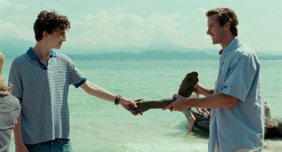 Timothée Chalamet and Armie Hammer in "Call Me by Your Name" (Sony Pictures Classics/Sayombhu Mukdeeprom) Timothée Chalamet and Armie Hammer in "Call Me by Your Name" (Sony Pictures Classics/Sayombhu Mukdeeprom)