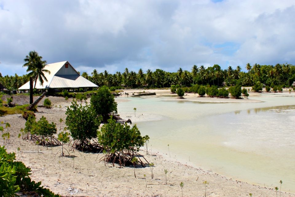 A view of Abaiang, a coral atoll in the nation of Kiribati that is threatened by climate change (Wikimedia Commons/Department of Foreign Affairs and Trade/AusAID) A view of Abaiang, a coral atoll in the nation of Kiribati that is threatened by climate change (Wikimedia Commons/Department of Foreign Affairs and Trade/AusAID)