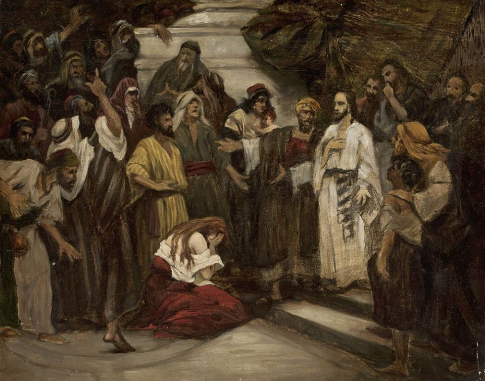 "Adulteress" by 19th-century Polish painter Henryk Siemiradzki (National Museum in Warsaw)