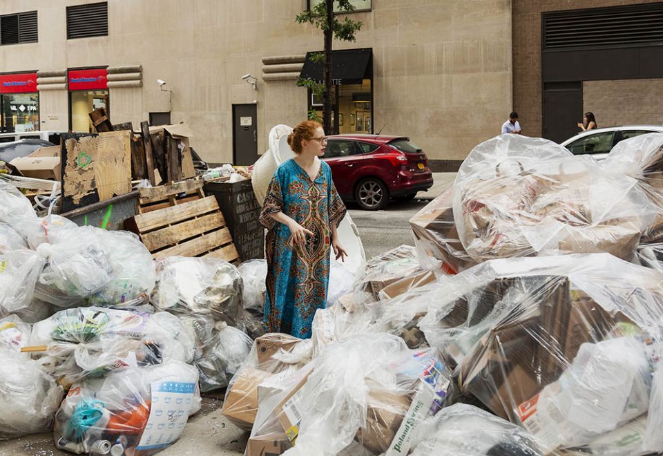 Anna Sacks, known online as @thetrashwalker, has gone viral for sharing her trash finds, as well as for highlighting a practice of many retailers: destroying usable items before placing them in the dumpster. (Patricia Lopez Ramos)