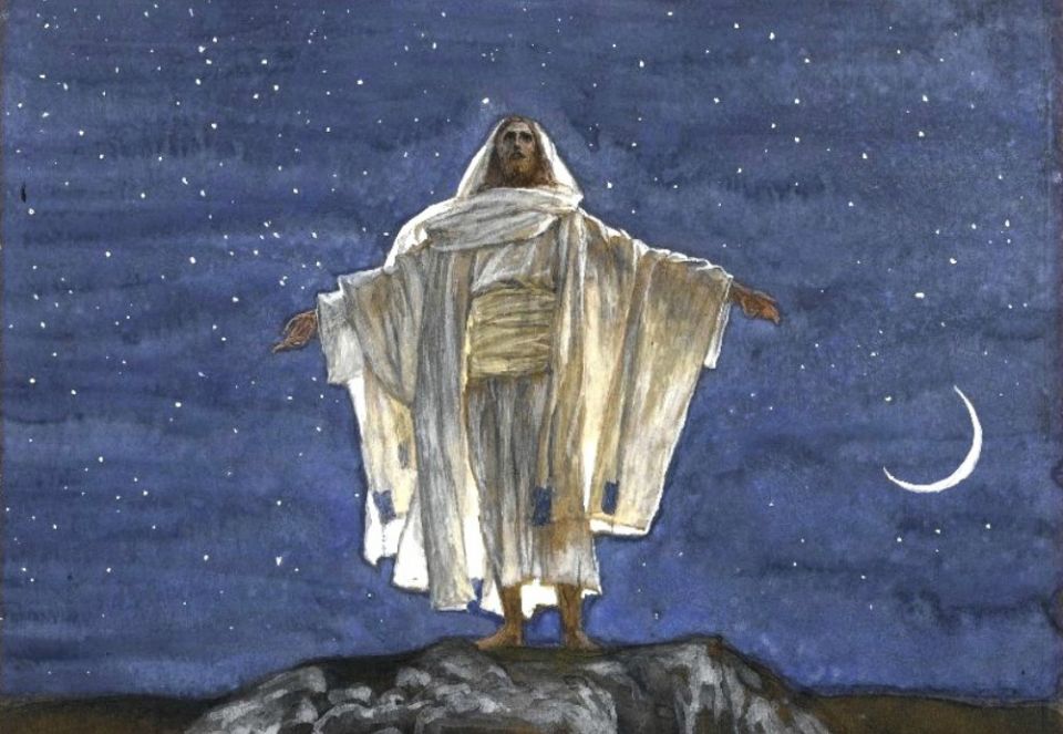 "Jesus Goes Up Alone Onto a Mountain to Pray" (1886-1894, detail) by French artist James Tissot (Wikimedia Commons/Brooklyn Museum) "Jesus Goes Up Alone Onto a Mountain to Pray" (1886-1894, detail) by French artist James Tissot (Wikimedia Commons/Brooklyn Museum)