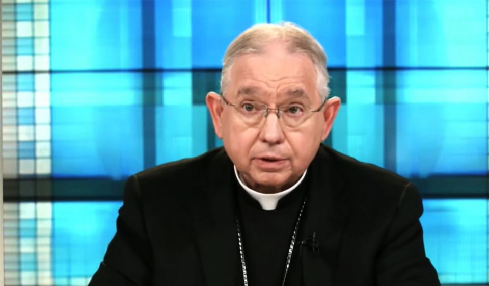 Los Angeles Archbishop Jose Gomez, president of the U.S. Conference of Catholic Bishops, announces Nov. 17 he is forming a committee to look at various policy issues with regard to the incoming administration of President-elect Joe Biden. (CNS screenshot)