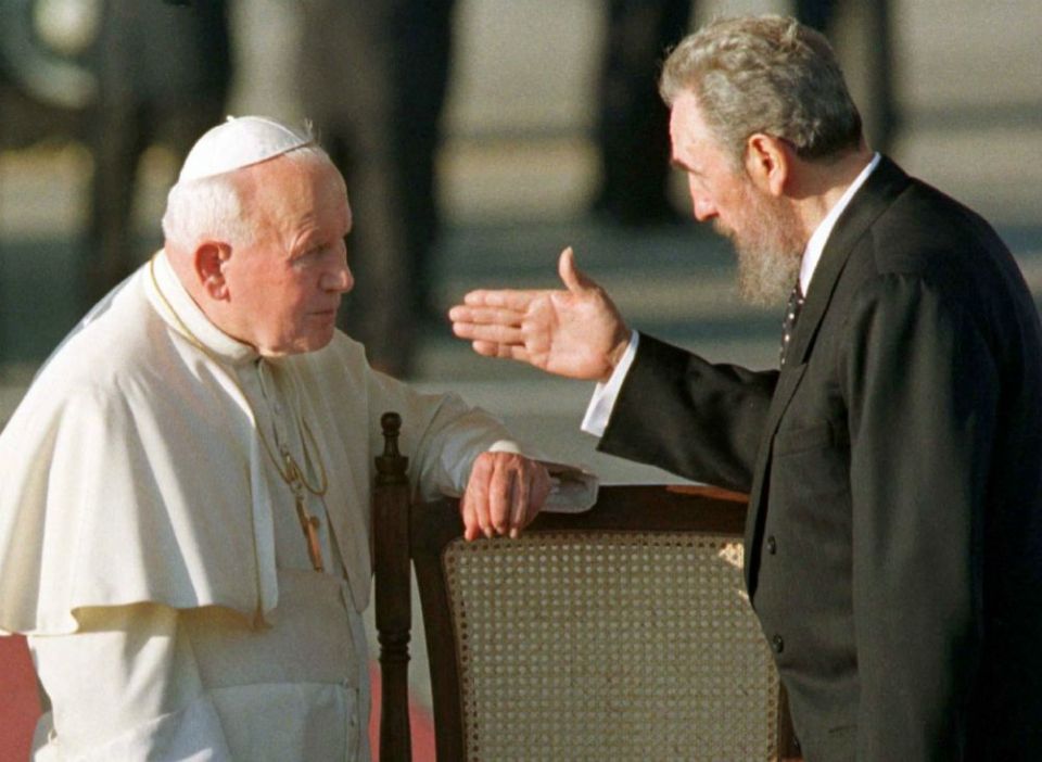 Fidel Castro, John Paul II Fidel Castro, John Paul II