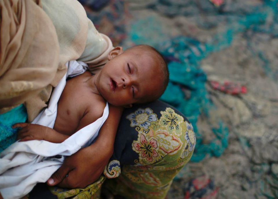 Rohingya refugee boy