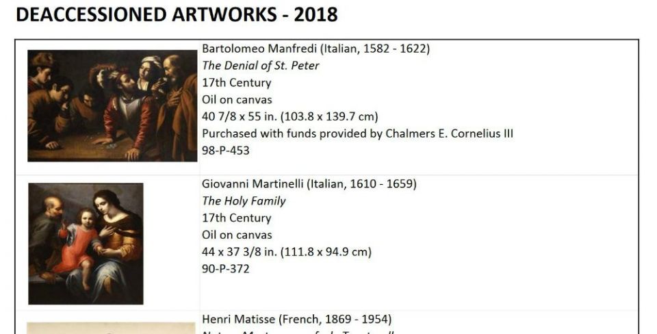 La Salle art list La Salle art list