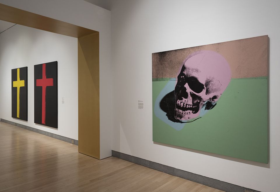 Installation view of "Andy Warhol: Revelation," at the Brooklyn Museum Nov. 19, 2021-June 19, 2022 (Courtesy photo: Brooklyn Museum/Jonathan Dorado. Artworks by Andy Warhol © 2021 The Andy Warhol Foundation for the Visual Arts, Inc.)