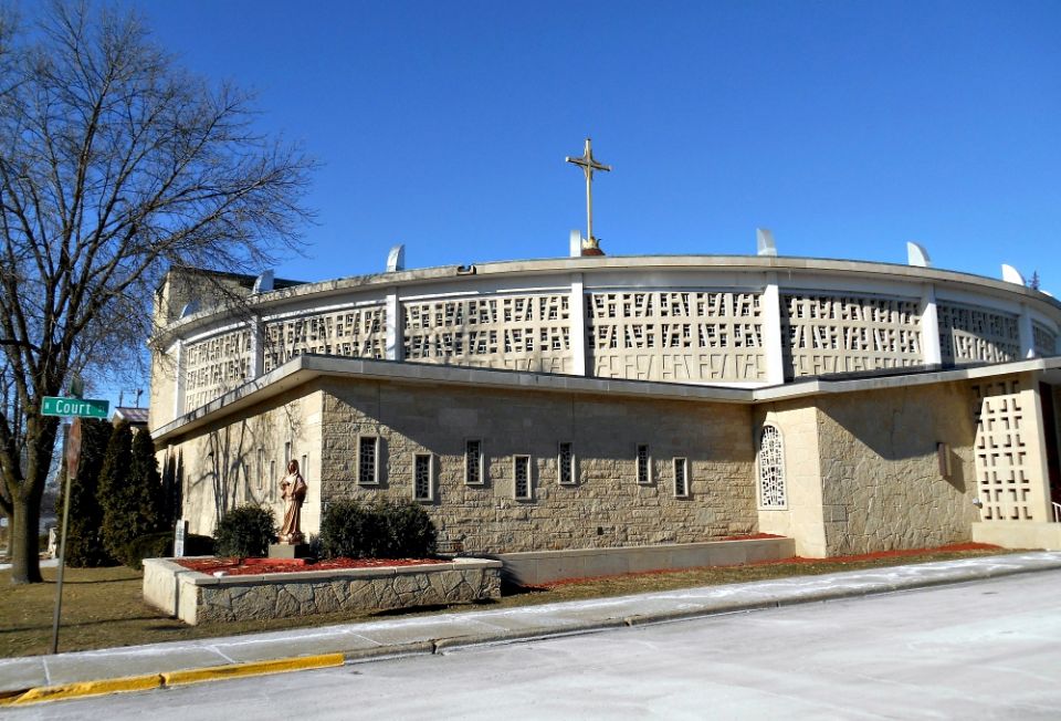 St. Mary Church in Platteville, Wisconsin (NCR photo/Peter Feuerherd)