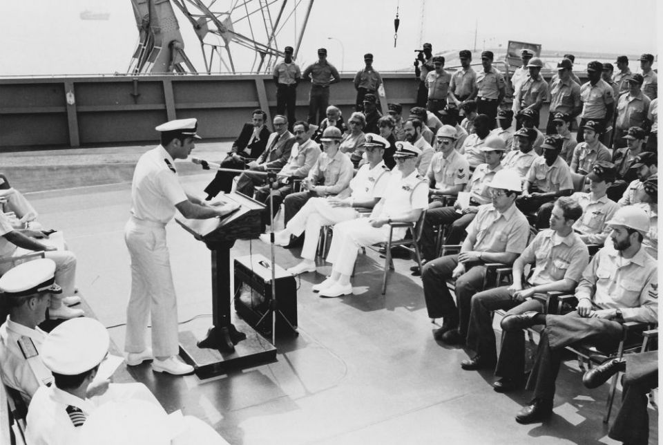 Arnold Resnicoff aboard USS Puget Sound