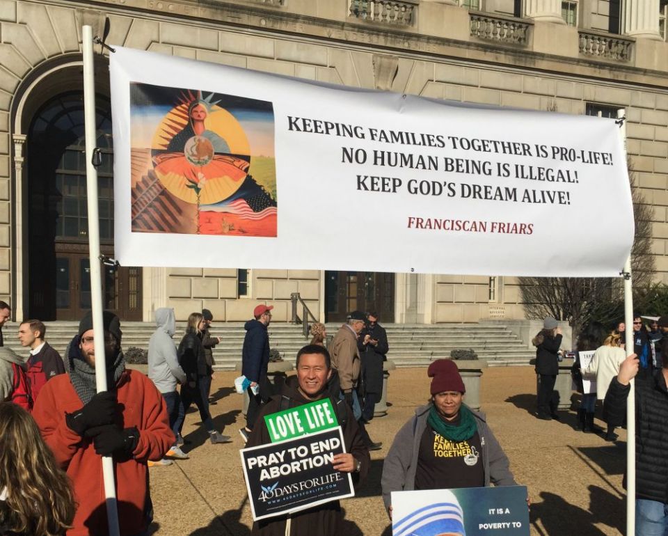 Franciscan friars March for Life Franciscan friars March for Life