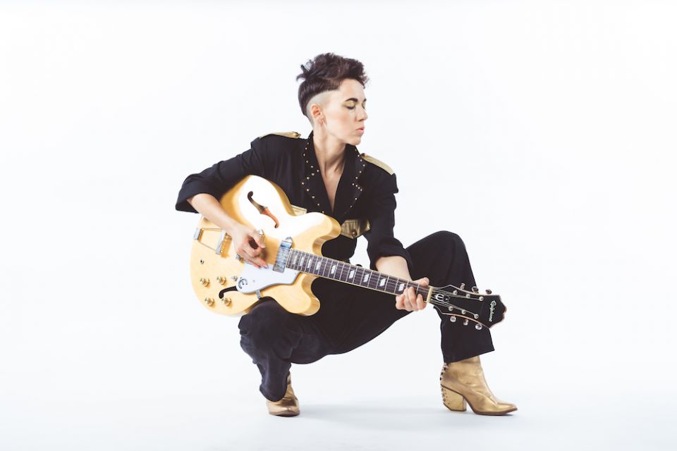 Singer-songwriter Gina Chavez poses for a photo in January. She is the only woman nominated for a Latin Grammy in the pop/rock album category this year — a category that has been dominated by men since its inception in 2012, she said. (Ismael Quintan Singer-songwriter Gina Chavez poses for a photo in January. She is the only woman nominated for a Latin Grammy in the pop/rock album category this year — a category that has been dominated by men since its inception in 2012, she said. (Ismael Quintan
