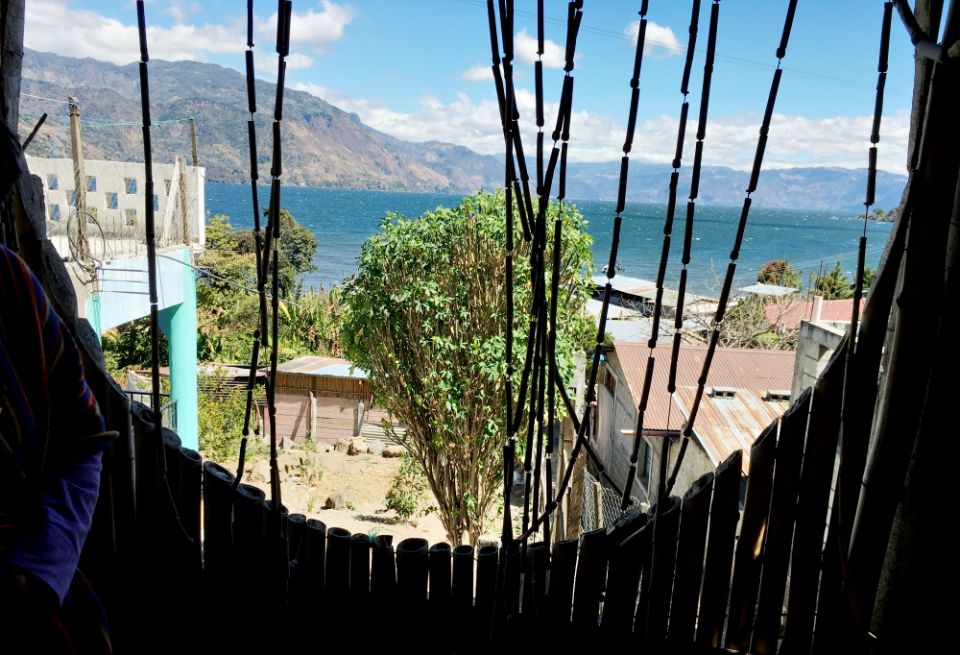 A view from Maria Feliciana's retreat center in San Juan, on Lake Atitlán (Mary Ann McGivern)