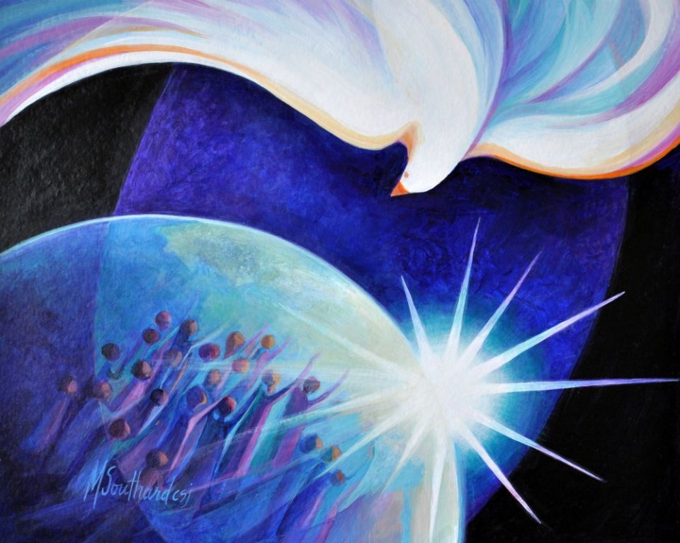 "Illumination," Mary Southard, CSJ / www.MarySouthardArt.Org / LaGrange Park, IL 60526-1721 (Used with permission) "Illumination," Mary Southard, CSJ / www.MarySouthardArt.Org / LaGrange Park, IL 60526-1721 (Used with permission)