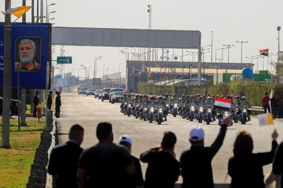 Iraqis cheer Pope Francis