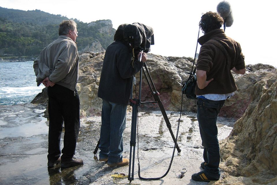 Filming of "Journey of the Universe" took place across the island of Samos in Greece and was led by director David Kennard. (Courtesy of Journey of the Universe) Filming of "Journey of the Universe" took place across the island of Samos in Greece and was led by director David Kennard. (Courtesy of Journey of the Universe)