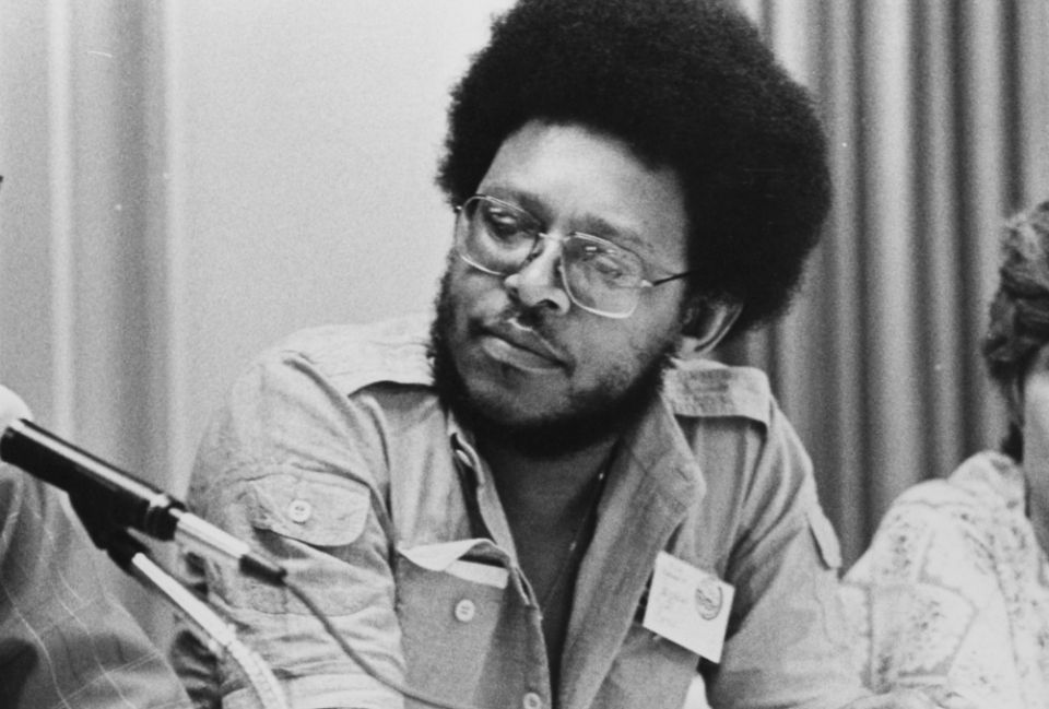 James Cone at a theology conference in Detroit in August 1980 (NCR photo/Stephanie Russell) James Cone at a theology conference in Detroit in August 1980 (NCR photo/Stephanie Russell)