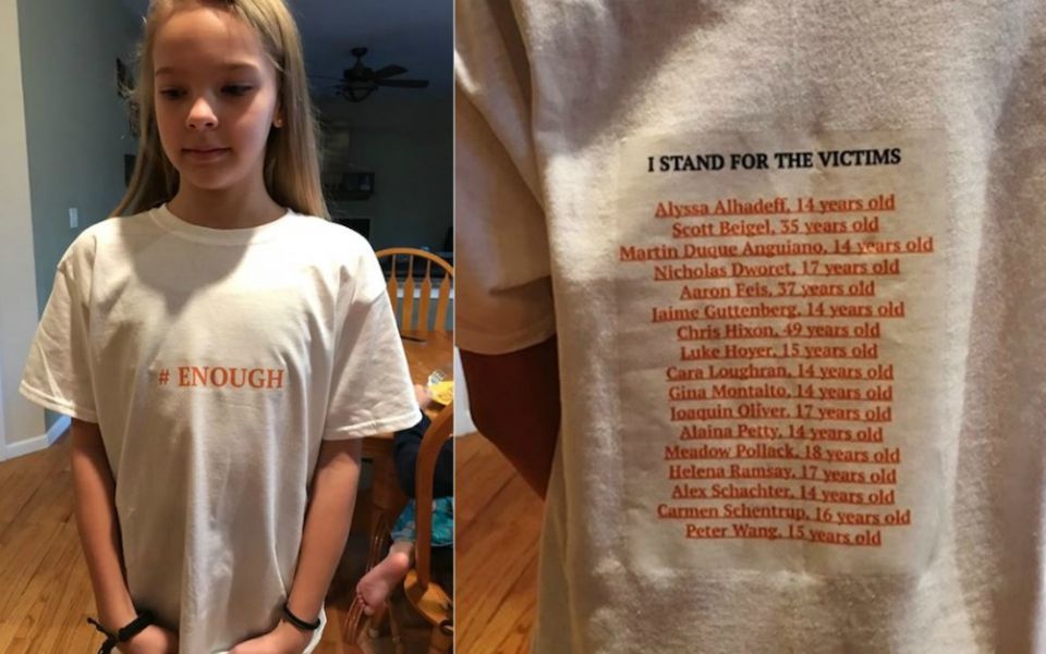 Kira K. National School Walkout Kira K. National School Walkout