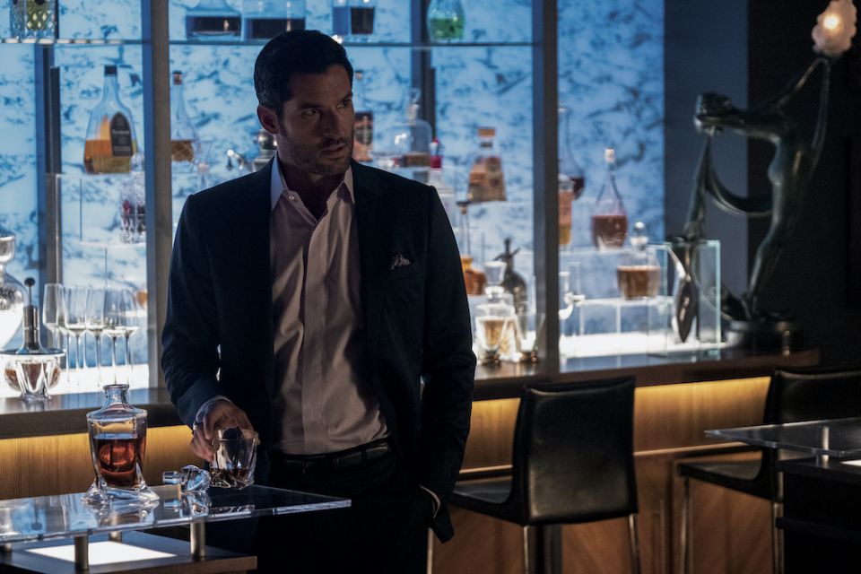 Tom Ellis plays the title character in "Lucifer," a series now in Season 5 on Netflix. He's on "vacation" in Los Angeles and running a bar, trying to figure out why God banished him to hell. (Netflix/John P. Fleenor, ©2020)