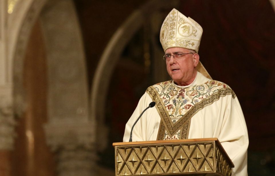 Archbishop Joseph Naumann of Kansas City, Kansas, delivers his homily during the opening Mass of the National Prayer Vigil for Life Jan. 17 at the Basilica of the National Shrine of the Immaculate Conception in Washington. (CNS/Gregory A. Shemitz) Archbishop Joseph Naumann of Kansas City, Kansas, delivers his homily during the opening Mass of the National Prayer Vigil for Life Jan. 17 at the Basilica of the National Shrine of the Immaculate Conception in Washington. (CNS/Gregory A. Shemitz)