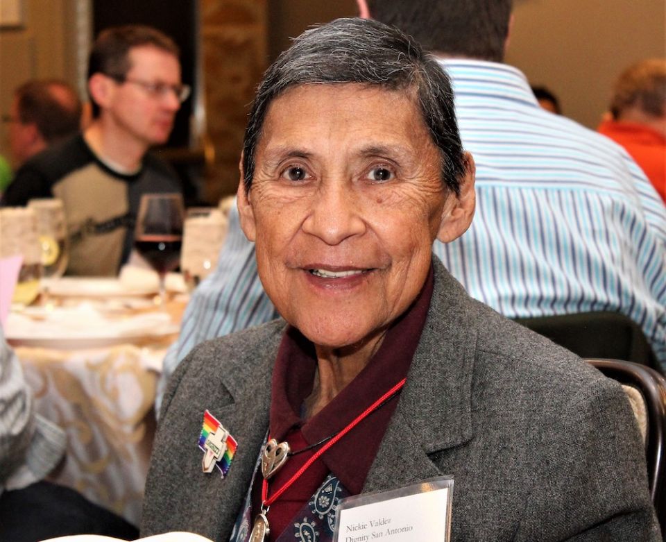 Nickie Valdez at a DignityUSA conference in April 2014 (Mary Kaye Radtke)