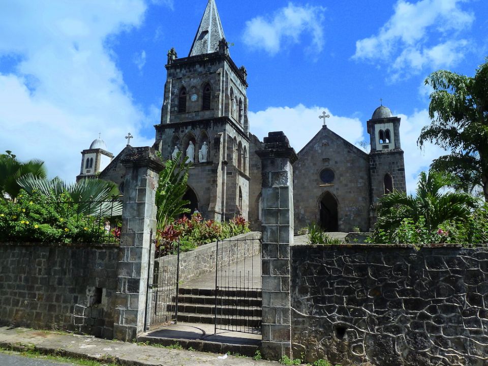 The Our Lady of Fair Haven Cathedral in Roseau, Dominica is pictured in a 2012 photo. The Caribbean island nation has around 72,000 residents, according to the CIA World Factbook, of whom about 61% are Catholic. (Wikimedia Commons/Edgar El)