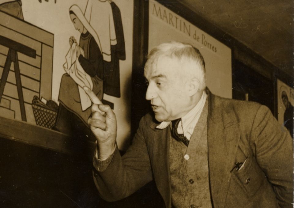 Peter Maurin in the 1930s (Courtesy of the Department of Special Collections and University Archives, Marquette University Libraries)