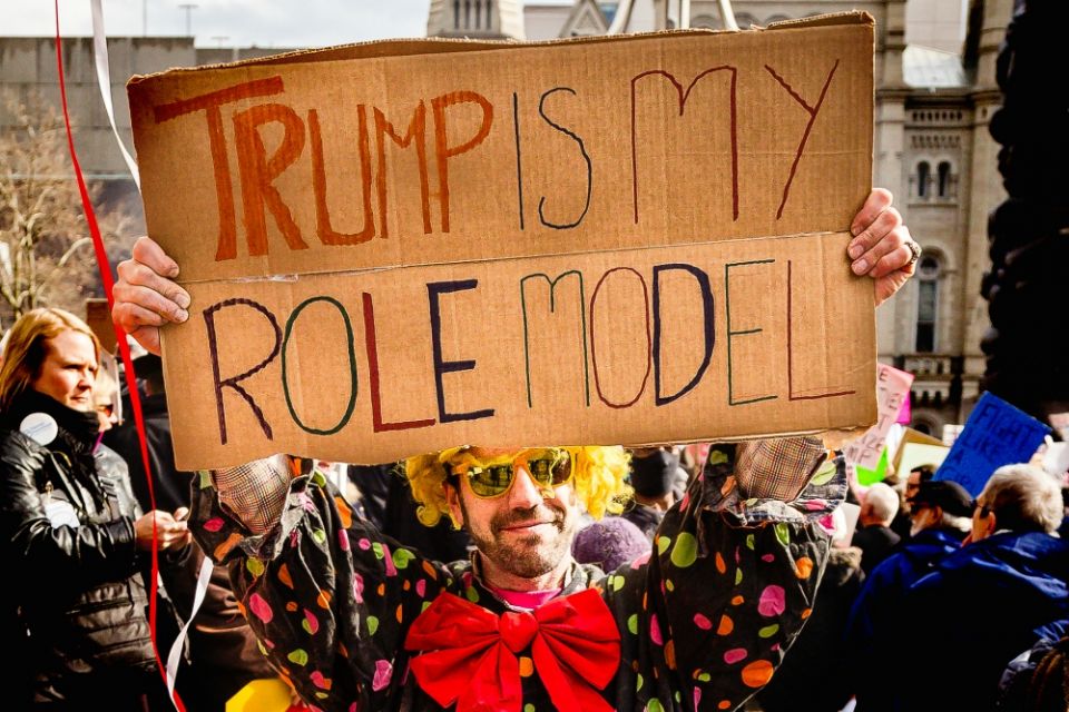 A protest against President Donald Trump in Philadelphia Jan. 26, 2017 (Wikimedia Commons/Mobilus In Mobili) A protest against President Donald Trump in Philadelphia Jan. 26, 2017 (Wikimedia Commons/Mobilus In Mobili)