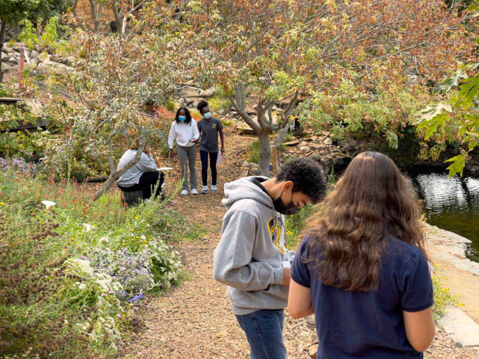 Students experience kinship with creation at Bishop O'Dowd High School in Oakland, California. (Vincent Jurgens)