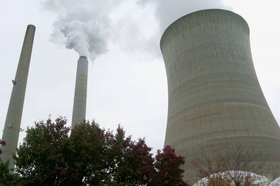 Smoke rises from two smokestacks at the American Electric Power Co.'s Mountaineer plant in New Haven, West Virginia, in a 2009 file photo. (CNS/Reuters/Ayesha Rascoe) Smoke rises from two smokestacks at the American Electric Power Co.'s Mountaineer plant in New Haven, West Virginia, in a 2009 file photo. (CNS/Reuters/Ayesha Rascoe)