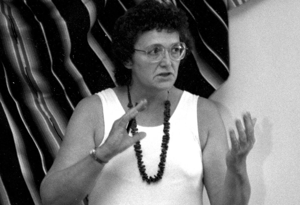 Rosemary Radford Ruether in 1990 (Mev Puleo)