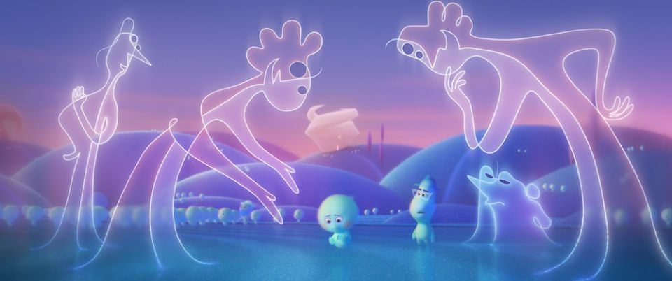 Detail from a scene in "Soul" (Disney/Pixar)