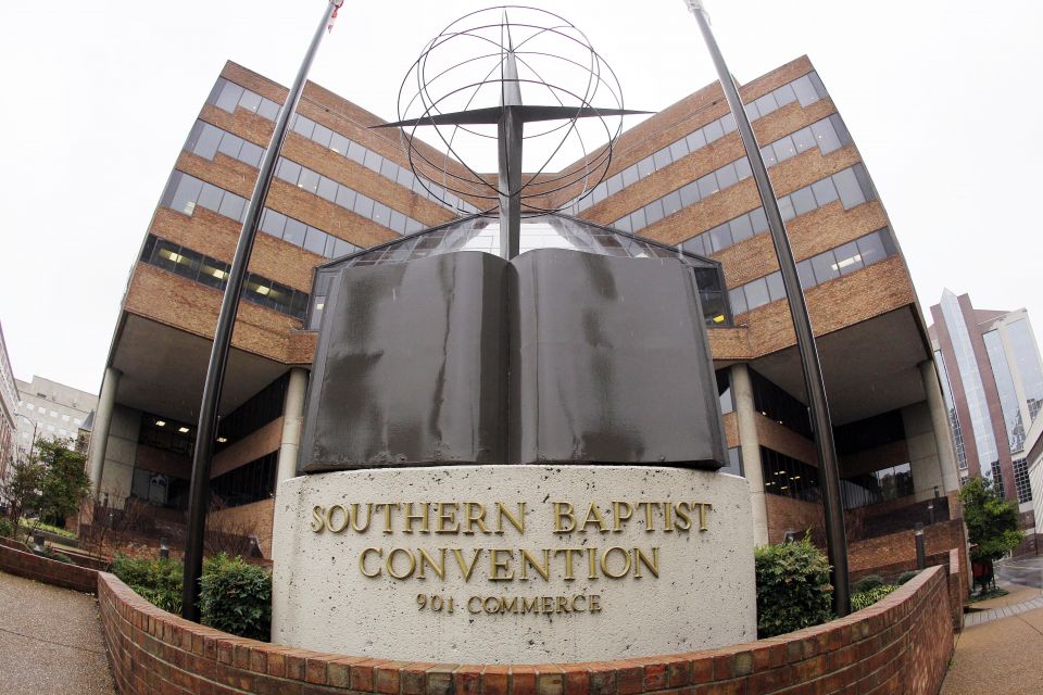 Headquarters of the Southern Baptist Convention in Nashville, Tenn., Dec. 7, 2011 file photo. (AP Photo/Mark Humphrey, File) Headquarters of the Southern Baptist Convention in Nashville, Tenn., Dec. 7, 2011 file photo. (AP Photo/Mark Humphrey, File)