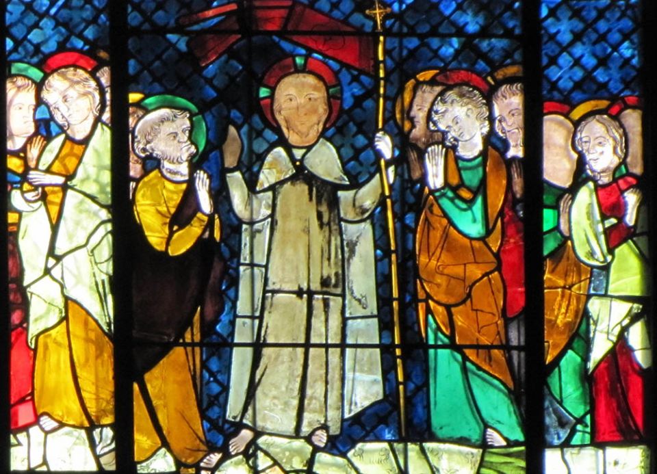 The risen Christ appears to his disciples, stained glass in Notre Dame Cathedral of Strasbourg, France (Wikimedia Commons/Ralph Hammann) The risen Christ appears to his disciples, stained glass in Notre Dame Cathedral of Strasbourg, France (Wikimedia Commons/Ralph Hammann)