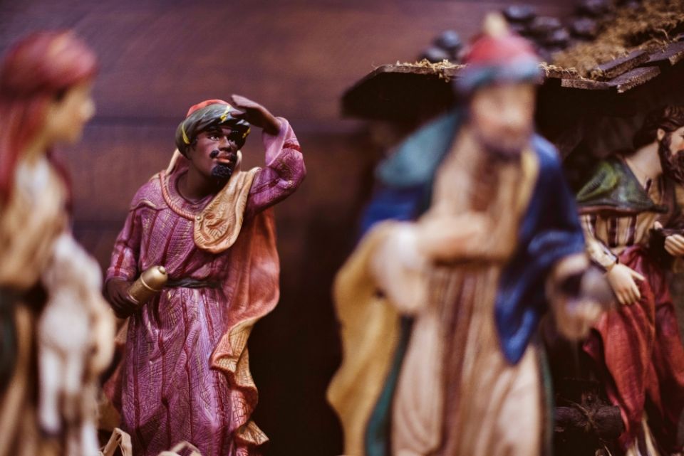 Magi in a Nativity scene (Unsplash/Ben White)