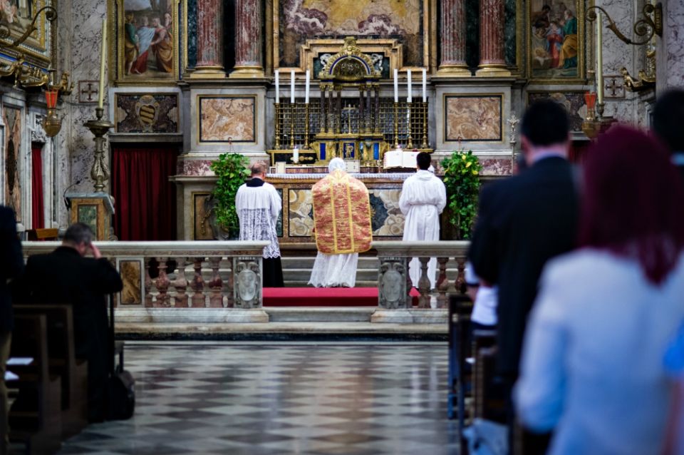 The Latin Mass is celebrated in Rome on Sept. 7, 2017. (Dreamstime/Ensens) The Latin Mass is celebrated in Rome on Sept. 7, 2017. (Dreamstime/Ensens)