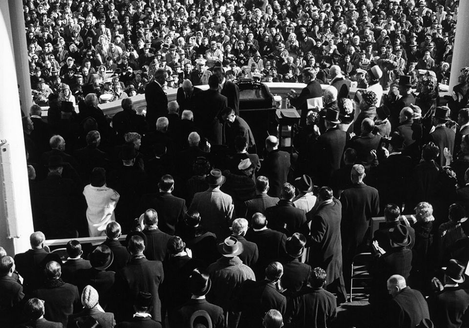 The inaugural ceremony of John F. Kennedy, Jan. 20, 1961 (Library of Congress, Prints & Photographs Division/Architect of the Capitol)