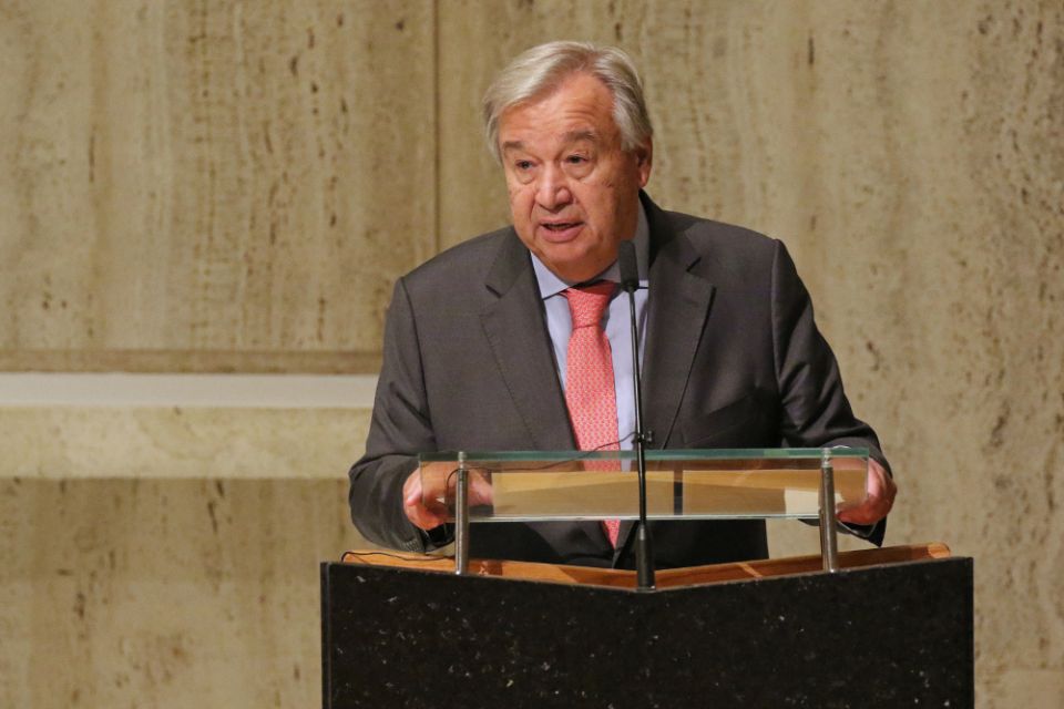 U.N. Secretary-General Antonio Guterres U.N. Secretary-General Antonio Guterres