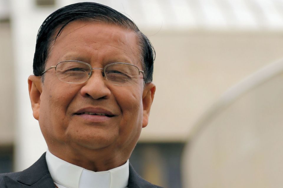 Cardinal Charles Maung Bo of Yangon, Myanmar, is pictured in a file photo. (CNS/Simon Caldwell)