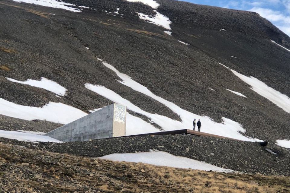 The Global Seed Vault in Svalbard, Norway. (Courtesy of Msgr. Lucio Ruiz)