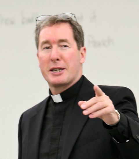 Jesuit Fr. James Van Dyke, president of Georgetown Prep in Bethesda, Maryland (CNS/Georgia Bulletin/Michael Alexander)