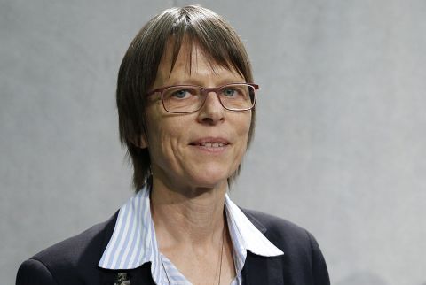 Medical Mission Sr. Birgit Weiler Medical Mission Sr. Birgit Weiler attends a news conference Oct. 11, 2019, after a session of the Synod of Bishops for the Amazon at the Vatican. (CNS/Paul Haring)