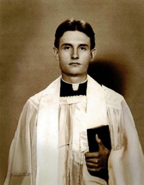 An undated photo of Fr. Emil Joseph Kapaun, a Kansas priest and a military chaplain who died in 1951 ministering to prisoners of war during the Korean War (CNS/Courtesy of The Catholic Advance) An undated photo of Fr. Emil Joseph Kapaun, a Kansas priest and a military chaplain who died in 1951 ministering to prisoners of war during the Korean War (CNS/Courtesy of The Catholic Advance)