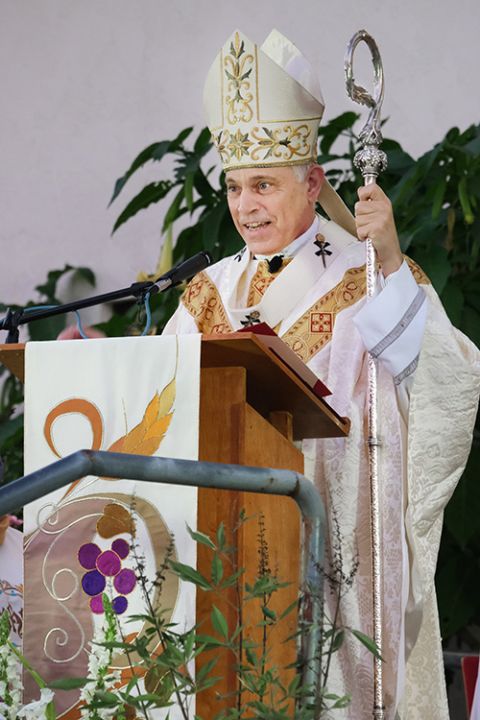 San Francisco Archbishop Salvatore Cordileone San Francisco Archbishop Salvatore Cordileone is seen outside St. Augustine Church Oct. 16, 2020, in South San Francisco. (CNS/Catholic San Francisco/Dennis Callahan)