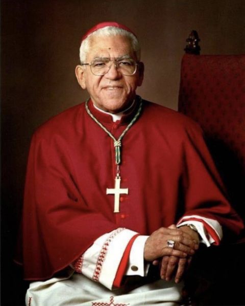 Retired Bishop Guy A. Sansaricq of the Diocese of Brooklyn, N.Y., is seen in this undated photo. Bishop Sansaricq died Aug. 21, 2021, at age 86. (CNS photo/courtesy Diocese of Brooklyn)