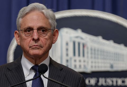 U.S. Attorney General Merrick Garland is seen at the Department of Justice June 13 in Washington. (CNS/Reuters/Evelyn Hockstein)