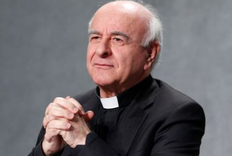 Archbishop Vincenzo Paglia, president of the Pontifical Academy for Life, pictured here in a Jan. 15, 2019, file photo, urges American Catholics to shift their pro-life efforts to issues including gun control and ending the death penalty. (CNS/Paul Haring