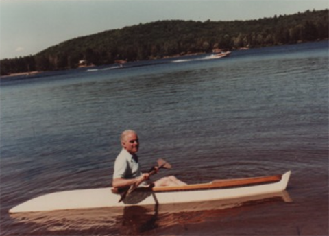 Fr. John Catoir during a vacation in Canada with the de Vinck family (Courtesy of Christopher de Vinck) Fr. John Catoir during a vacation in Canada with the de Vinck family (Courtesy of Christopher de Vinck)