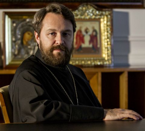 Russian Orthodox Metropolitan Hilarion Alfeyev (CNS/Robert Duncan)